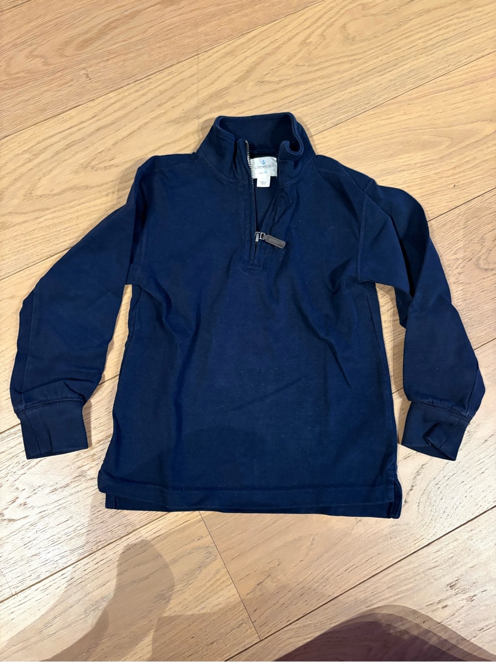 Crewcuts long sleeve quarter zip sweater - size xs